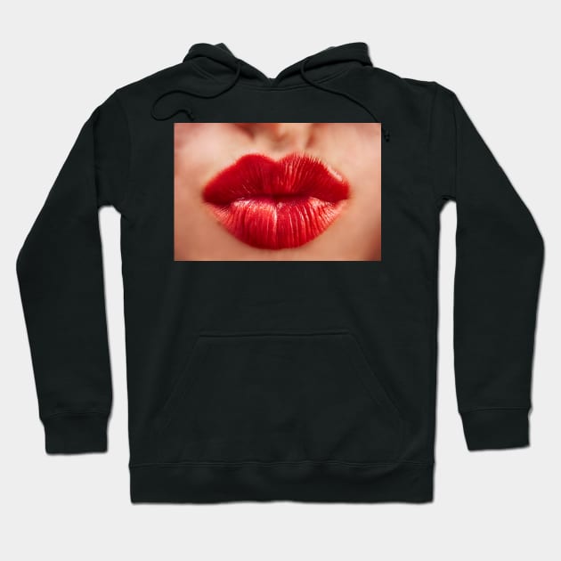 Lipstick Hoodie by adrianbrockwell